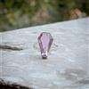Anello Fatto A Mano In Argento Sterling 925 Con Gemma Kunzite Rosa