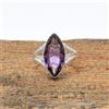 Handmade Favoloso Africano Ametista Gemma 925 Argento Sterling Handmade Anello All Misura