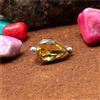 Natale Limone Topazio Gemma 925 Argento Sterling Mano Anello Tutte le Taglie