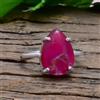 Sottile Australiano Tripletta Opale Gemma 925 Argento Sterling a Mano Anello All
