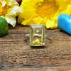 Valentine's Regalo Limone Topazio Gemma 925 Argento Sterling Handmade Anello