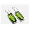 Orecchini Peridoto Topazio Pietre Gemme Argento 925 Fatti A Mano A-129A
