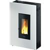Pegaso Stufa A Pellet Madison 5 - Modello Ventilato Da 5 kW Ad Alta Efficienza Energetica : Colore - Bianco