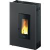 Pegaso Stufa A Pellet Madison 5 - Modello Ventilato Da 5 kW Ad Alta Efficienza Energetica : Colore - Antracite