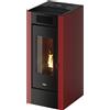 Pegaso ST.PELLET SPARK 11 Kw Stufa a Pellet Ventilata : Colore - Bordeaux