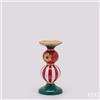 EDG Portacandela Sfere EDG Rosso e Verde H 23 cm