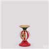 EDG Portacandela Sfera EDG Rosso e Verde H 18 cm