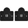 Dripio Caricabatterie da auto USB 3.1A, doppia porta USB, 12V, nero