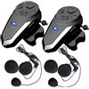 Dripio Auricolari Bluetooth per moto, confezione da 2, portata di 1000 metri, impermeabili