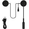 Dripio Auricolare Bluetooth integrato per caschi da moto, con funzione di vivavoce e navigazione