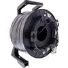 Dripio Bobina di cavo di rete Cat.6A da 90 metri, con connettori RJ45, grado di protezione IP67, schermatura S/FTP, cavo in PUR, compatibile PoE++