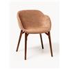 Westwing Collection Sedia imbottita con braccioli Tula - Arancione