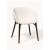 Westwing Collection Sedia imbottita con braccioli Tula - Beige