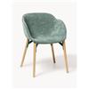Westwing Collection Sedia imbottita con braccioli Tula - Verde chiaro