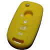 Car Passion Guscio Chiave Cover in Gomma Compatibile con Fiat 500X - Tipo - Pandina Telecomando Copertura in Silicone Protezione (Giallo)