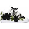 Nike Air Force 1 White Rope Laces Custom White Black Roses Rose Nere