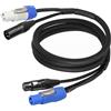 Cavo Composito XLR A 3 Pin Con Guaina In PVC, Cavo Combo DMX512 Con Connettore