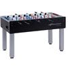 Garlando G-500 Evolution Nero Silver - Calcio Balilla Biliardino con Aste Rientranti Telescopiche Ø16 mm