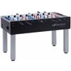 Garlando G-500 Evolution Nero Silver - Calcio Balilla Biliardino con Aste Uscenti Ø16 mm