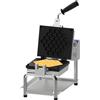 Casselin Machina per waffle - piastra singola Bubble con apertura a 180°
