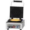 Casselin Machina per waffle - piastra singolo Bubble con apertura a 90°