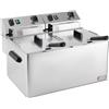 CF Cenedese Friggitrice elettrica da banco doppia 7+7 lt - trifase