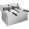Fimar Friggitrice elettrica da banco - capacità 8+8 litri - 230V/1/50Hz / 6 - 10 Litri / 11 - 20 Litri / 2 / Elettrico / Rif. 33281