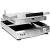 ADDA Piastra singola in vetroceramica 2,2 kW - base e coperchio rigati