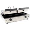 ADDA Piastra doppia in vetroceramica 3 kW - basi liscie e coperchi lisci - 230V/1/50Hz / 2 / Piastra inferiore e superiore liscia / AD / 999388 / Rif. 36763