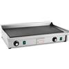 CF Cenedese Piastra doppia in vetroceramica 3 kW - basi rigate e coperchi rigati - 230V/1/50Hz / 2 / Piastra inferiore e superiore rigata / CF Comm / PDV3020RR / Rif. 36768