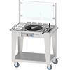 Casselin Carrello aperto con crepiera Ø40 cm integrata