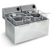 IGF Fornitalia Friggitrice elettrica da banco - capacità 8+8 litri - 230V/1/50Hz / 11 - 20 Litri / 2 / Elettrico / IGF Fornitalia / Rif. 7180