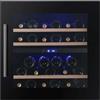 IPIND Cantinetta vini refrigerata - n° 28 bottiglie (12+16) - inox