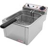 Beckers Friggitrice elettrica da banco - capacità 6 litri - con rubinetto scarico olio