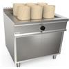 Casta Vaporiera elettrica Dim Sum - 6 postazioni GN 2/1- capacità vasca 55 lt - kW 7 - 380V/3/50Hz / 70 cm / 51 - 75 Litri / Casta / L7/DKE800BA / Rif. 8552