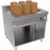 Casta Vaporiera Dim Sum elettrica - 9 postazioni GN2/1 + 2x1/3 - capacità vasca 78 lt - kW 24