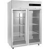 Bertos Armadio frigorifero 1400L - Temperatura: Positiva - Temp. Lavoro:-2/+8 °C - Linea: Gastronomia - Positiva / 2 Porte / In Vetro / Gastronomia / Berto's / Rif. 95372