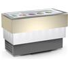 Mondial Framec Conservatore per gelato mantecato e granite Carrara Cream 10 Vista - N°10 vaschette da 7,5 l.