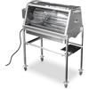 Hyppocampus Girarrosto spiedo bresciano a carbonella ed elettrico - 4 lance 60 cm - con ruote