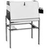 Hyppocampus Girarrosto spiedo bresciano a carbonella ed elettrico - 6 lance 60 cm - con ruote