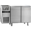 Bertos Tavolo Frigorifero profondità 700 - T. Lavoro: 0/+8°C - Senza piano - 70 cm / Positiva / 2 Porte / Sinistra / Senza piano / Rif. 105255