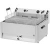 Beckers Friggitrice elettrica per pasticceria - capacità 16 litri - con rubinetto scarico olio