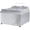 Beckers Friggitrice elettrica per pasticceria - capacità 11 lt - con rubinetto scarico olio