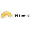 Monferrina Trafila in PTFE N. 161 per Curvi lisci 6 mm - Sirman / Corta / DOLLY / GRUPPO PRESSA / Teflon / Rif. 41117