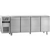 Bertos Tavolo Frigorifero profondità 600 - T. Lavoro: 0/+10°C - Senza piano - 60 cm / Positiva / 4 Porte / Sinistra / Senza piano / Rif. 105325