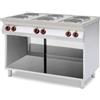 Tecnosteel Cucina elettrica 6 piastre tonde su vano neutro
