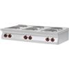 Tecnosteel Cucina elettrica 6 piastre tonde da banco - Da banco / Tecnosteel / CPE1276T / 12725001 / Rif. 108829