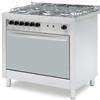 Tecnosteel Cucina a gas 5 fuochi su forno a gas ventilato - con accensione elettrica