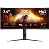 Aoc CU34G4 4038986612708 MON 34VA 3440X1440 180HZ 1MS GAMING 21:9 CU34G4