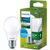 PHILIPS Ultra Efficient - Ultra energy saving lights, E27 LED light source, 60W, A60, cool white, pack of 1, frosted